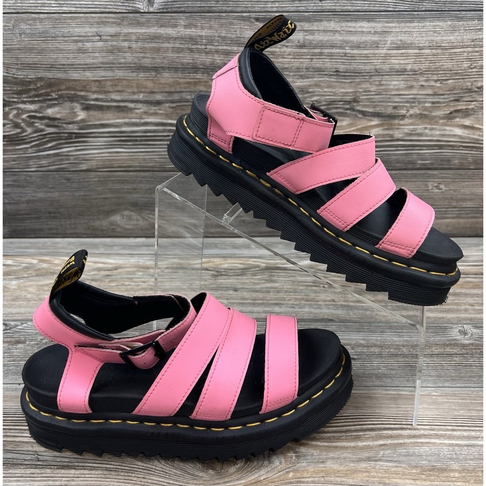 Dr. Doc Martens Blaire Chunky Platform Sandals Hot Pink US-7‎ EU-38 Punk Grunge
